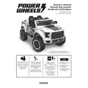 Power Wheels Mattel Ford F150 Raptor DMM94 Toy manual cover