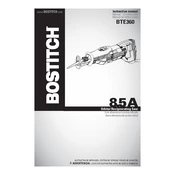 Bostitch BTE360K Saw manual cover