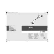 Bosch ART 35 Trimmer manual cover