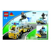 LEGO Duplo 7844 Construction Set manual cover