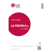 LG Fiesta 2 LTE LG L164VL Phone manual cover