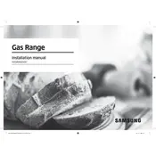 Samsung NX58M6850 Cooker manual cover