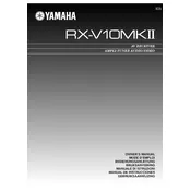 Yamaha RX-V10MKII Receiver manual cover