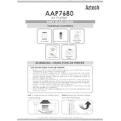 Aztech AAP7680 Air Purifier manual cover