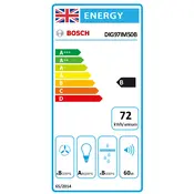Bosch Series 4 DIG97IM50B Hood