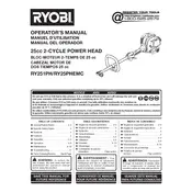 Ryobi RY25PHEMC Trimmer manual cover