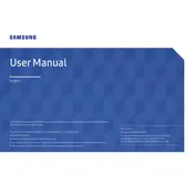 Samsung LS24H851QFNXZA Monitor manual cover