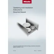 Miele ESW 7010 Warming Drawer manual cover