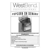 West Bend L5907A 82700 Popcorn Maker manual cover