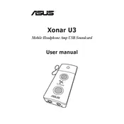 ASUS Xonar U3 Sound Card manual cover