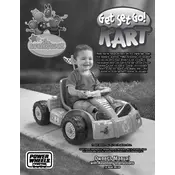 Power Wheels Mattel Backyardigans Get Set Go Kart M5130 Toy manual cover