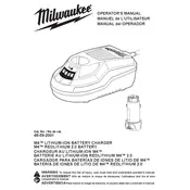 Milwaukee M4 48-59-2001 Charger manual cover