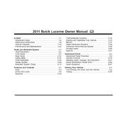 Buick Lucerne 2011 manual cover