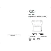 Pyle PLVW1782R Monitor manual cover