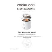 Cookworks 7173961 XJ-10301 Fryer manual cover