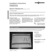 Viessmann Vitorond 200 VD2A Seismic Bracket Kit Accessory manual cover