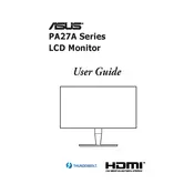 ASUS ProArt Display PA27AC Monitor manual cover