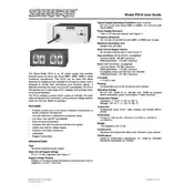 Shure PS1A Speaker manual cover