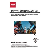 RCA RLDED3258A-I TV manual cover