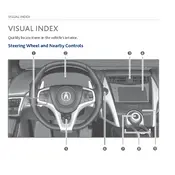 Acura NSX Steering Wheel and Nearby Controls 2019 Sports Car manual cover