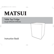 Matsui MTR24SL manual cover