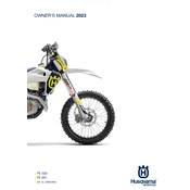 Husqvarna FE 450 2023 Motorcycle manual cover