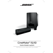 Bose CineMate 10 manual cover