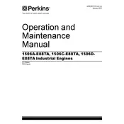 Perkins 1506A-E88TA Engine manual cover