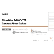 Canon PowerShot SX600 HS manual cover