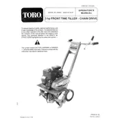 Toro 3 HP 58050 Tiller manual cover