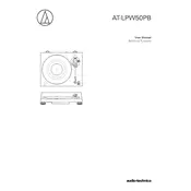 Audio-Technica AT-LPW50PB Turntable manual cover