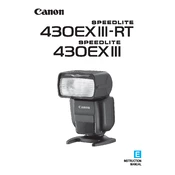 Canon Speedlite 430EX III manual cover