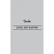 Fender Level Set Buffer Effects Pedal manual cover