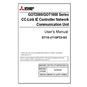 Mitsubishi GOT1000 1D7M76 Controller manual cover