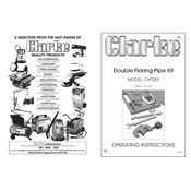 Clarke 1801229 CHT229 Double Flaring Pipe Kit manual cover