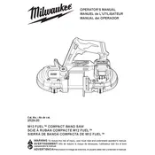 Milwaukee M12 Fuel 2529-20 Saw manual cover