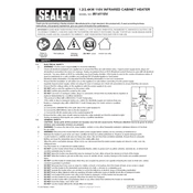 Sealey IR14110V Heater manual cover