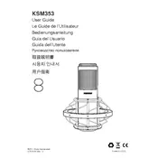 Shure KSM353 Microphone manual cover