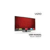 Vizio D500i-B1 TV manual cover