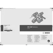 Bosch 0 601 9C1 102 Drill manual cover