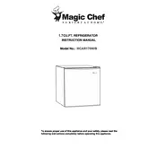 Magic Chef MCAR170B Refrigerator manual cover