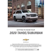 Chevrolet Suburban 2020 manual cover