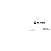 Ram 1500 2017 Truck manual cover