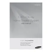 Samsung Blu-ray HT-BD7200 Series Home Theater System manual cover