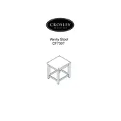 Crosley CF7007 Stool manual cover