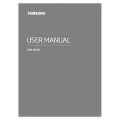 Samsung Wireless Subwoofer SWA-W500 Speaker manual cover