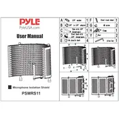 Pyle PSMRS11 Isolation Shield manual cover