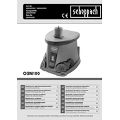 Scheppach OSM100 4903401901 Angle Grinder manual cover