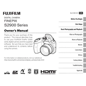 Fujifilm FinePix S2980 Camera manual cover