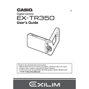 Casio EXTR350 Camera manual cover